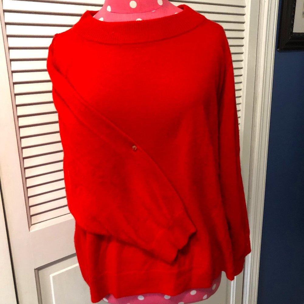 COPY - Red JCrew Crewneck Sweater